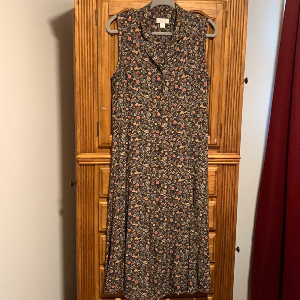 Christopher and Banks button Front Dress